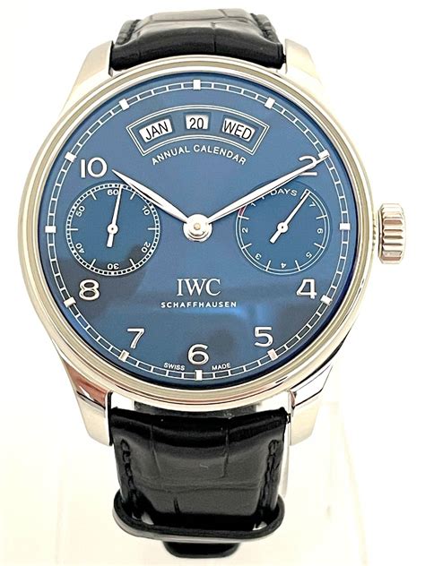 iwc iw503502|IWC Portugieser Annual Calendar Blue Dial IW503502 – 2021.